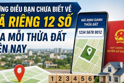 Những điều bạn chưa biết về mã định danh 12 số của mỗi thửa đất hiện nay