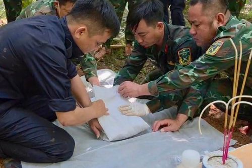 Phát hiện, quy tập hài cốt liệt sĩ tại khu vực biên giới
