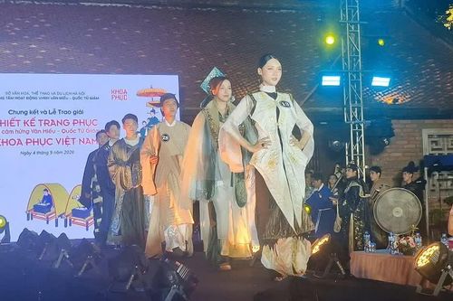 Chung kết và trao giải Cuộc thi 'Thiết kế Thiết kế trang phục từ cảm hứng Văn Miếu - Quốc Tử Giám: Khoa phục Việt Nam'