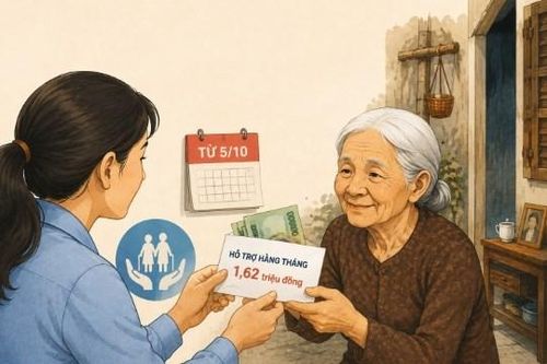 Từ 5.10, người cao tuổi thuộc diện đặc biệt khó khăn nhận 1,62 triệu đồng/tháng