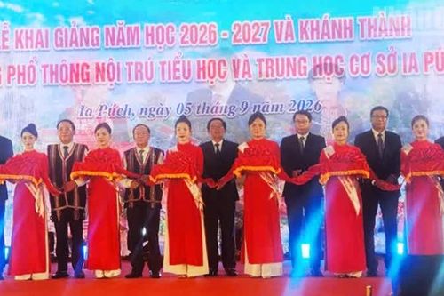Điểm tựa vững chắc cho học sinh dân tộc thiểu số vùng biên Gia Lai