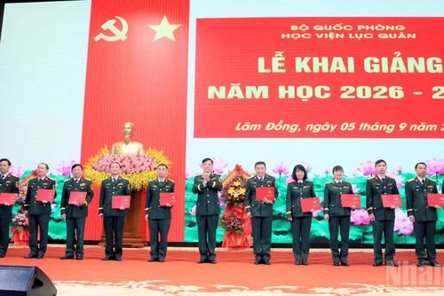Học viện Lục quân khai giảng năm học 2026-2027
