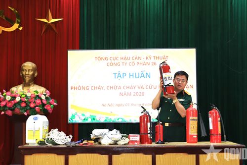 Công ty Cổ phần 26 nâng cao khả năng xử trí tình huống cháy, nổ