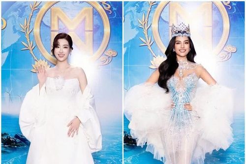 [GALLERY] Hoa hậu Đỗ Mỹ Linh khoe sắc trên thảm xanh chung kết Miss World