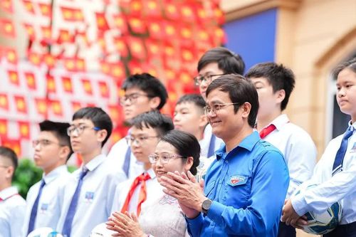 Ban Bí thư T.Ư Đoàn dự lễ khai giảng năm học mới 2026 - 2027