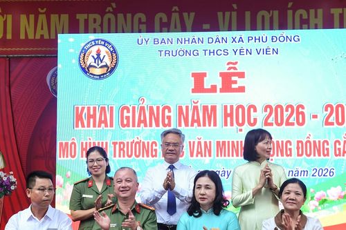 Trường THCS Yên Viên khai giảng năm học mới: Thách thức thành động lực bứt phá