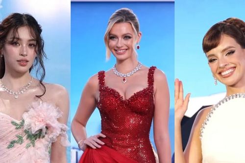 Hoa hậu Đỗ Mỹ Linh, Hà Kiều Anh 'đọ sắc' dàn Miss World trên thảm đỏ