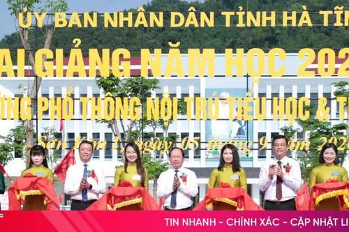 Toàn cảnh Lễ khánh thành 2 trường học vùng biên Hà Tĩnh và khai giảng năm học mới