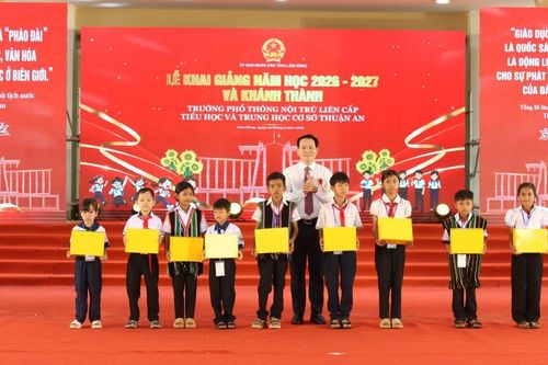 Khánh thành trường nội trú vùng biên Lâm Đồng, mở thêm cơ hội đổi đời cho học sinh vùng khó