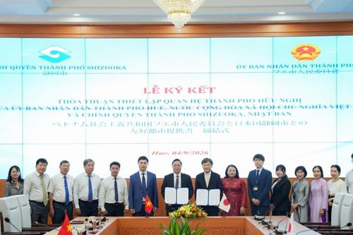 Huế thúc đẩy hợp tác với Shizuoka (Nhật Bản) trong đầu tư, du lịch và công nghệ xanh