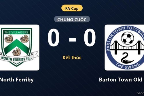 North Ferriby bất phân thắng bại với Barton Town Old Boys tại vòng loại FA Cup