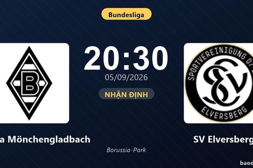 Nhận định Borussia Mönchengladbach vs SV Elversberg: Màn so tài của hai đội vào phom