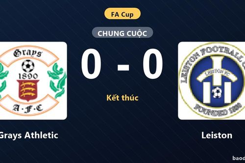 Bất phân thắng bại, Grays Athletic và Leiston hòa không bàn thắng ở FA Cup