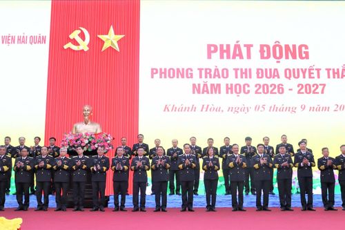 Học viện Hải quân phát động Phong trào thi đua Quyết thắng năm học 2026 - 2027