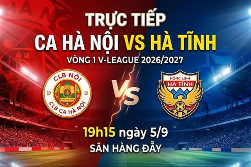 Trực tiếp CLB CA Hà Nội 1-0 Hà Tĩnh: Leo Artur ghi bàn