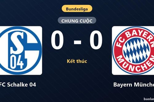 Bị FC Schalke 04 cầm chân không bàn thắng, Bayern München lỡ cơ hội bứt phá