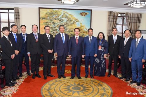 Bí thư Thành ủy Nguyễn Đình Trung tiếp Đại sứ Đặc mệnh Toàn quyền Nhật Bản tại Việt Nam