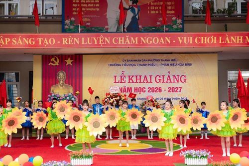 Phú Thọ: Trường tiểu học Thanh Miếu 1 khai giảng năm học mới