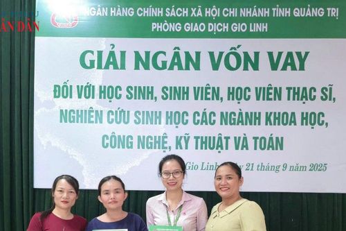 Tín dụng chính sách cho học sinh, sinh viên: Điểm tựa nhân văn trên đất lửa Quảng Trị