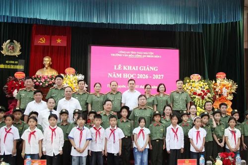 Trường Văn hóa CAND I khai giảng, thực hiện mô hình giáo dục 3 cấp