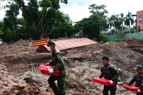 Đã quy tập 582 bộ hài cốt liệt sĩ tại Công viên Lê Thị Riêng