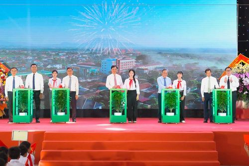 Khánh thành trường liên cấp tại xã đảo Minh Châu