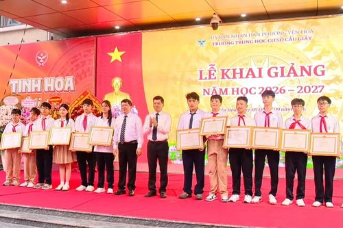 Trường THCS Cầu Giấy hướng tới năm học hội nhập