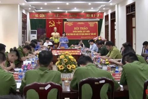 Hội thảo tuyên truyền, lấy ý kiến đối với dự thảo Bộ luật Tố tụng hình sự (sửa đổi)