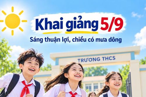 Khai giảng 5/9: Bắc bộ nắng nóng, nhiều nơi mưa dông về chiều