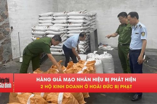 Hoài Đức phát hiện 2 hộ kinh doanh hàng giả mạo nhãn hiệu