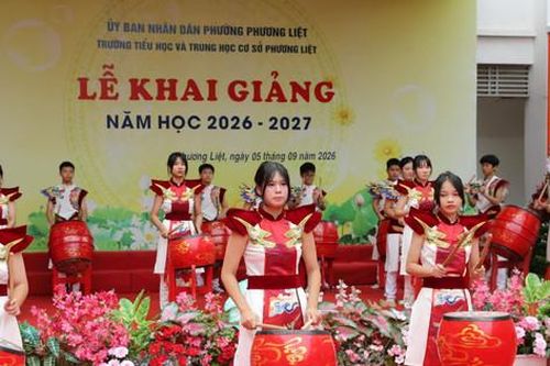 Các trường học phường Phương Liệt rộn ràng ngày khai trường