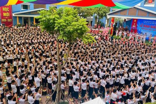 Đông Anh: Các trường học khai giảng với những dấu ấn mới