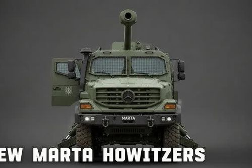 Ukraine nhận tới 200 pháo tự hành Marta trên khung gầm Zetros vào năm 2027