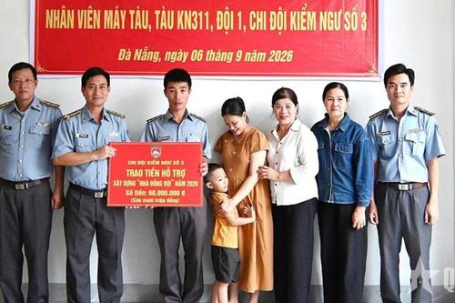 Chi đội Kiểm ngư số 3 khánh thành, bàn giao 'Nhà đồng đội'