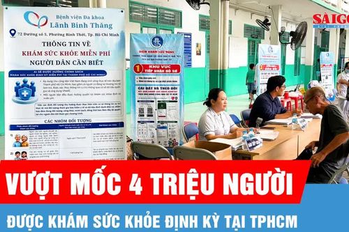 Hơn 4 triệu người dân TPHCM được khám sức khỏe