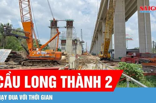 Chạy đua với thời gian thi công cầu Long Thành 2