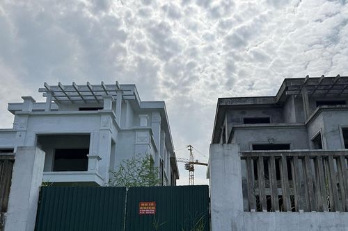 Phía sau biệt thự vùng ven Hà Nội giá hơn 100 triệu đồng/m2