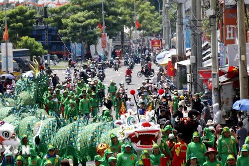 Đặc sắc Lễ hội Trung Nguyên Kiến Tiêu Nghinh ông Quan Thánh Đế Quân xuất du