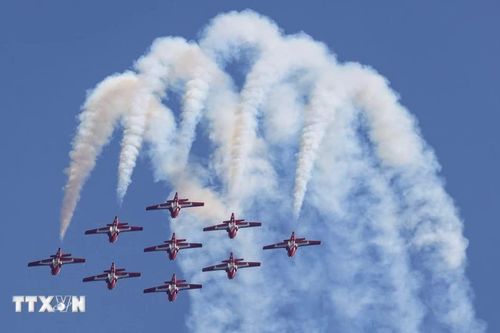 Những hình ảnh ấn tượng từ Triển lãm Hàng không Quốc tế Canada 2026