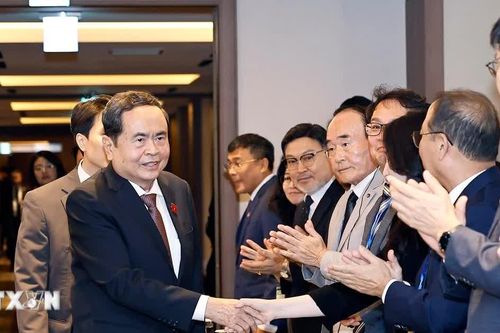 Toàn cảnh Chủ tịch Quốc hội Trần Thanh Mẫn gặp gỡ những người bạn Hàn Quốc