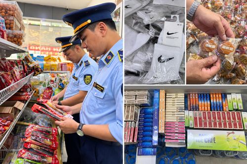 Quản lý thị trường Hà Nội liên tiếp phát hiện bánh Trung thu không rõ nguồn gốc