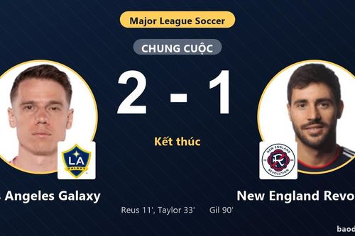Đánh bại New England Revolution, Los Angeles Galaxy chính thức giành vé vào vòng 1/16