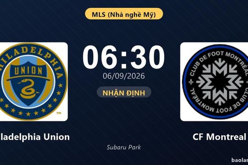 Nhận định Philadelphia Union vs CF Montreal: Điểm tựa từ thành tích đối đầu