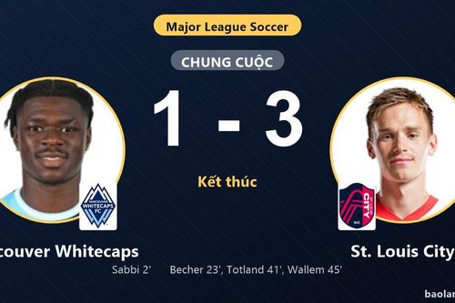 Ngược dòng hạ Vancouver Whitecaps 1-3, St. Louis City cùng đối thủ giành vé đi tiếp