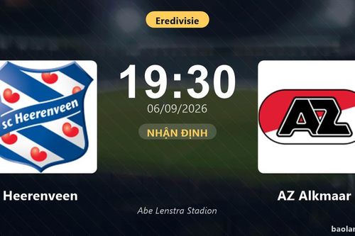 Nhận định Heerenveen vs AZ Alkmaar: Cơ hội bám đuổi ngôi đầu