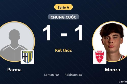 Hòa Monza 1-1, Parma cùng đối thủ giậm chân ở nhóm cuối Serie A