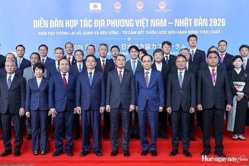 Thủ tướng Lê Minh Hưng dự Khai mạc Diễn đàn Hợp tác địa phương Việt Nam - Nhật bản 2026 tại TP.Huế