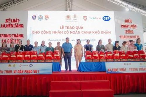 Công an TPHCM tổ chức Ngày hội công nhân với pháp luật và ANTT tại KCN Tân Tạo