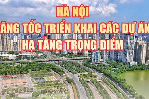 Hà Nội tăng tốc triển khai các dự án hạ tầng trọng điểm