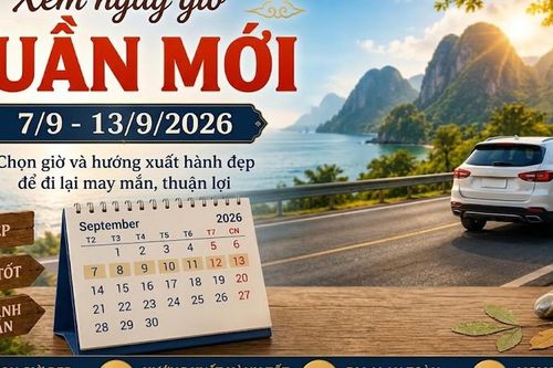Xem ngày giờ tuần mới 7/9 -13/9: Những ngày đẹp để động thổ, xuất hành, khai trương mang lại nhiều may mắn và tài lộc